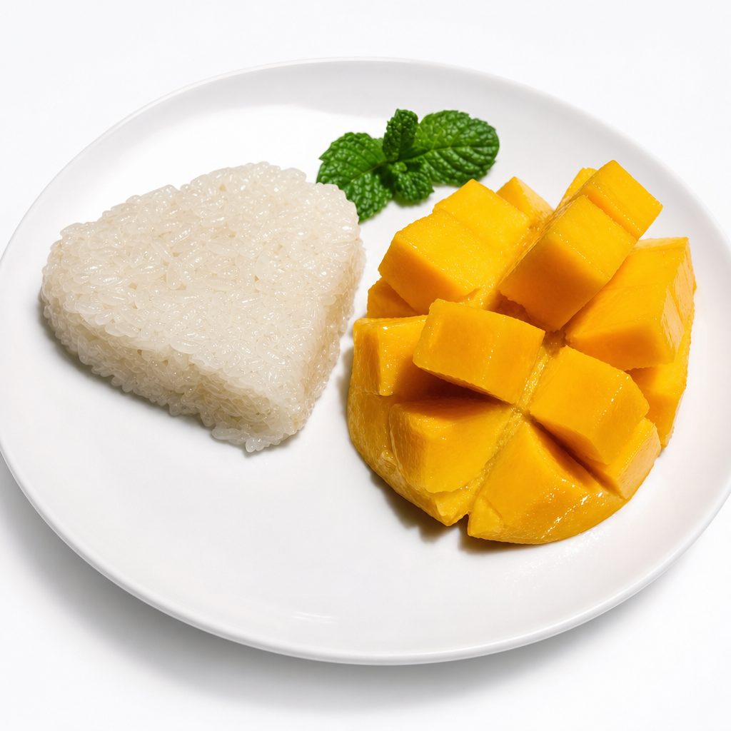 Mango and Sweet Sticky Rice.