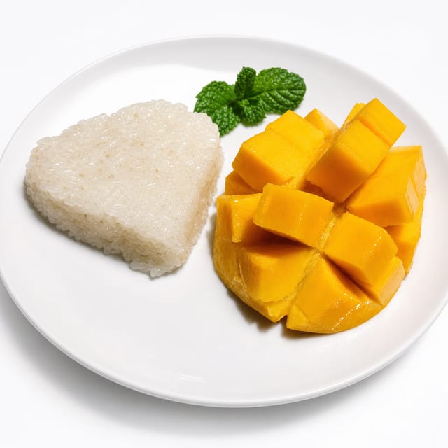 Mango and Sweet Sticky Rice.