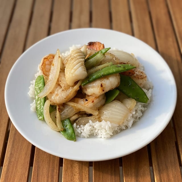 Garlic Sauce Stir-Fried.