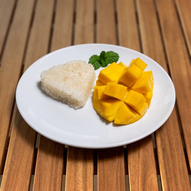 Mango and Sweet Sticky Rice.