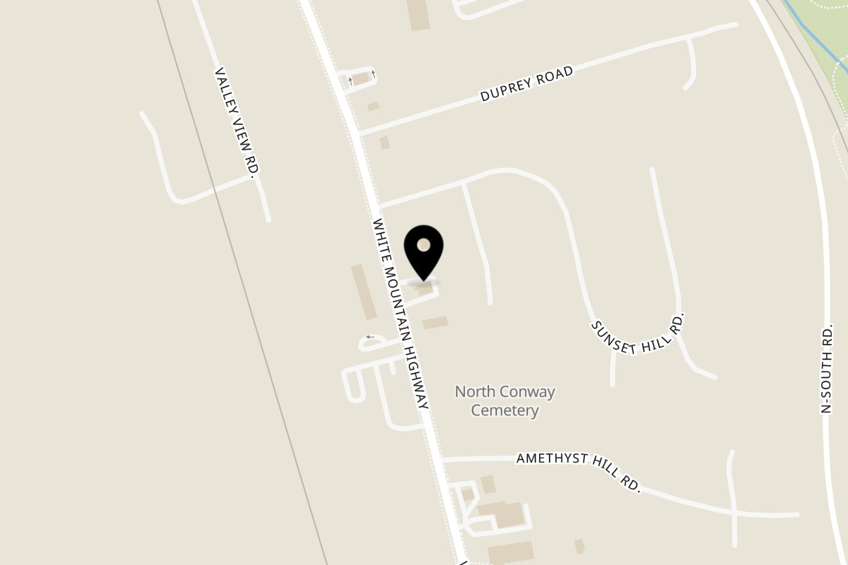 Map showing the location of Thai Nakornping Restaurant on 2115 White Mountain Hwy in North Conway